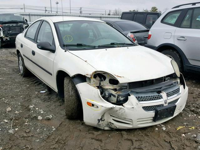 1B3ES26C93D217302 - 2003 DODGE NEON SE WHITE photo 1