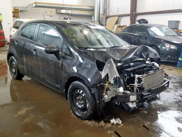 KNADM5A30H6048454 - 2017 KIA RIO LX BLACK photo 1