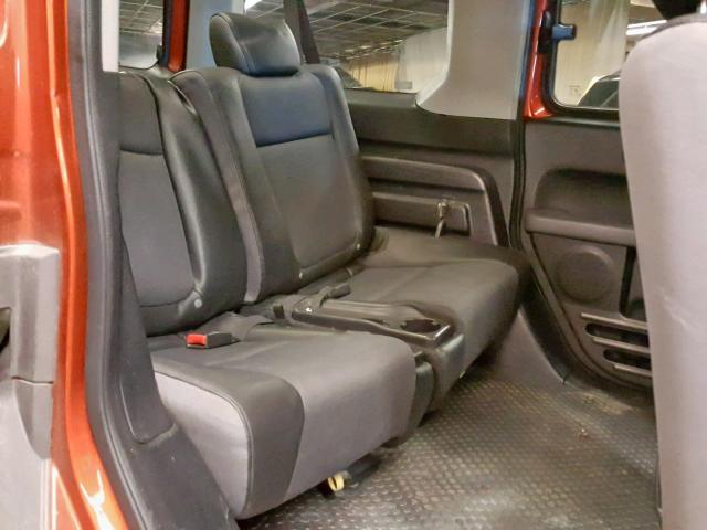 5J6YH28533L015192 - 2003 HONDA ELEMENT EX ORANGE photo 6