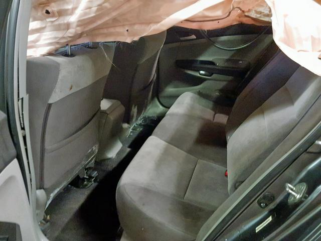 JHMCP26498C019539 - 2008 HONDA ACCORD LXP GRAY photo 6