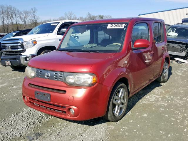 JN8AZ28R09T117361 - 2009 NISSAN CUBE BASE BURGUNDY photo 2