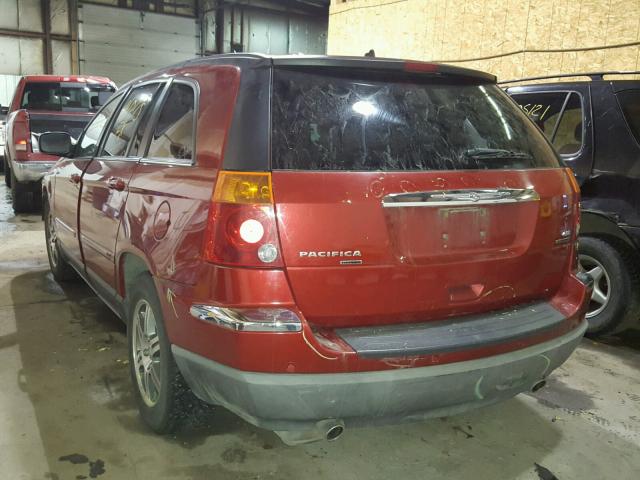 2A8GF68X87R141666 - 2007 CHRYSLER PACIFICA T RED photo 3