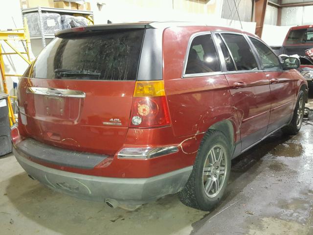 2A8GF68X87R141666 - 2007 CHRYSLER PACIFICA T RED photo 4