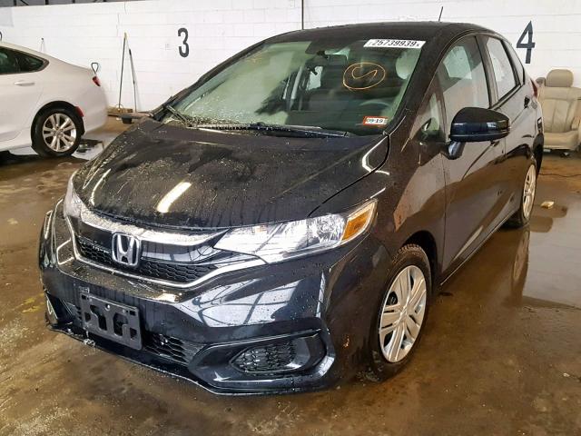 3HGGK5H42JM733244 - 2018 HONDA FIT LX BLACK photo 2