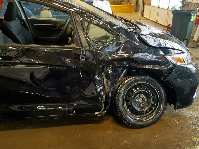 3HGGK5H42JM733244 - 2018 HONDA FIT LX BLACK photo 9