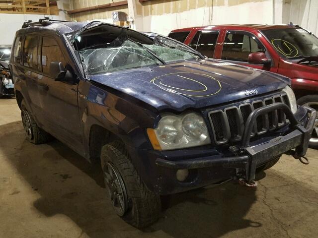 1J4HR48NX5C514471 - 2005 JEEP GRAND CHER BLUE photo 1