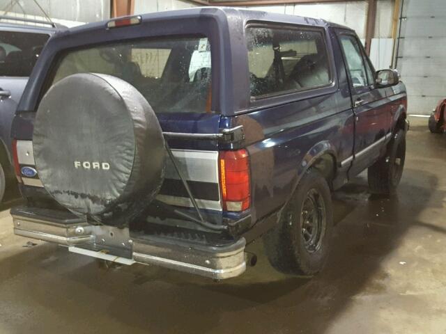 1FMEU15N1RLA86771 - 1994 FORD BRONCO U10 BLUE photo 4