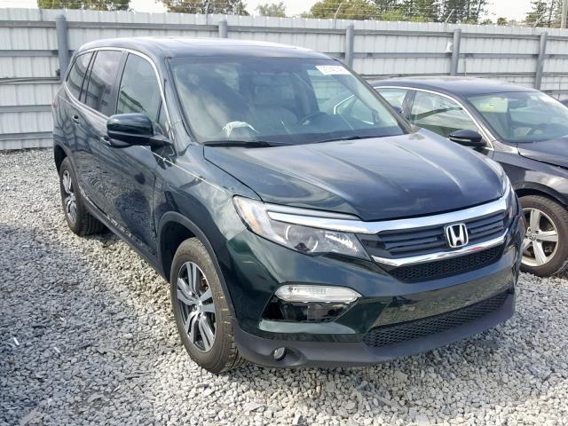 5FNYF6H55GB064406 - 2016 HONDA PILOT EXL GREEN photo 1