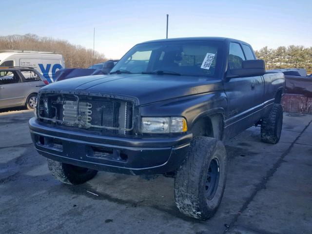 3B7KF23Z81G727168 - 2001 DODGE RAM 2500 BLACK photo 2