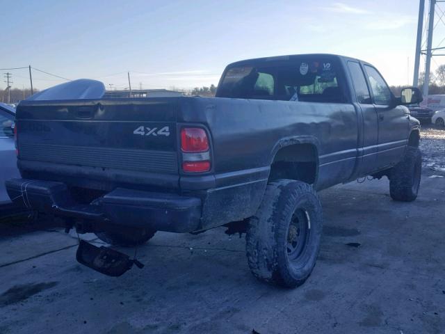 3B7KF23Z81G727168 - 2001 DODGE RAM 2500 BLACK photo 4