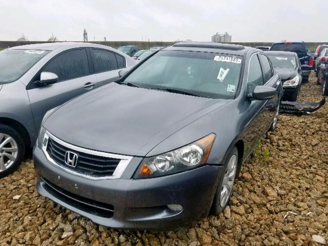 1HGCP36848A075055 - 2008 HONDA ACCORD EXL GRAY photo 2