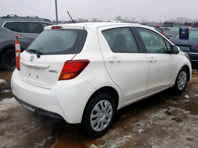 VNKKTUD33GA065741 - 2016 TOYOTA YARIS L WHITE photo 4