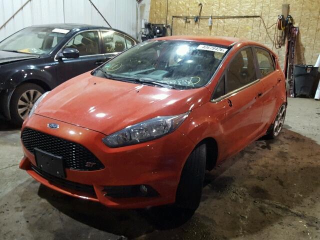 3FADP4GX5EM243093 - 2014 FORD FIESTA ST RED photo 2