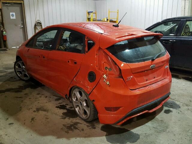 3FADP4GX5EM243093 - 2014 FORD FIESTA ST RED photo 3