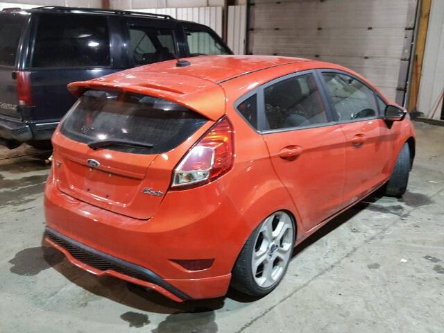 3FADP4GX5EM243093 - 2014 FORD FIESTA ST RED photo 4