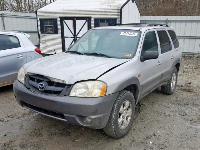 4F2CZ96184KM03175 - 2004 MAZDA TRIBUTE ES 银色 照片 2