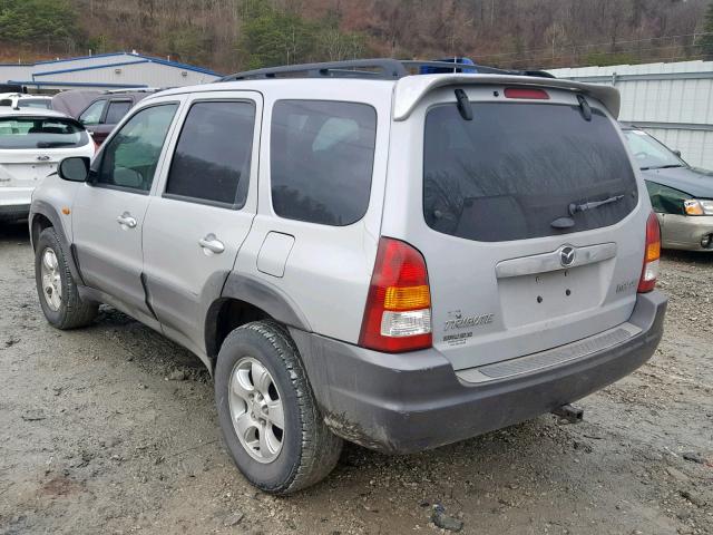 4F2CZ96184KM03175 - 2004 MAZDA TRIBUTE ES 银色 照片 3