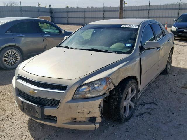 1G1ZC5E03CF196577 - 2012 CHEVROLET MALIBU 1LT ოქროსფერი ფოტო 2