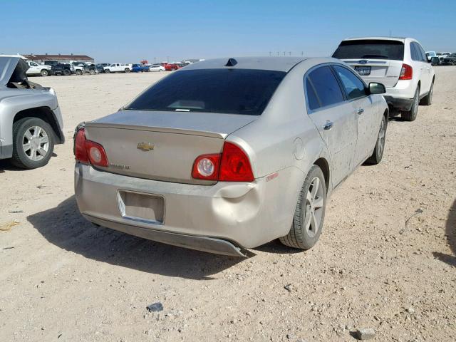 1G1ZC5E03CF196577 - 2012 CHEVROLET MALIBU 1LT ოქროსფერი ფოტო 4