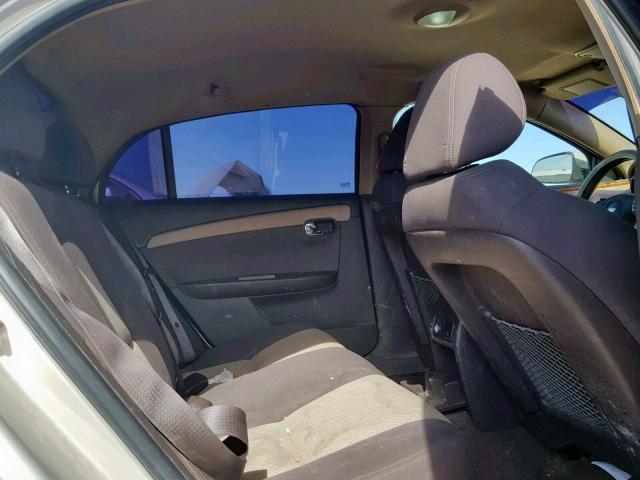 1G1ZC5E03CF196577 - 2012 CHEVROLET MALIBU 1LT ოქროსფერი ფოტო 6