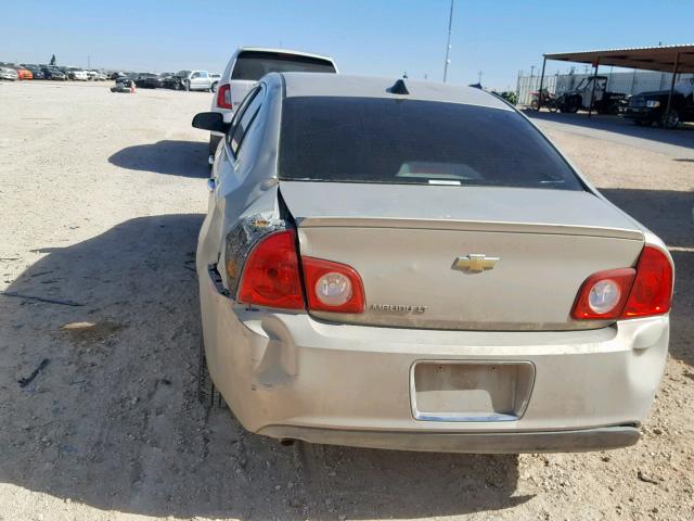 1G1ZC5E03CF196577 - 2012 CHEVROLET MALIBU 1LT ოქროსფერი ფოტო 9