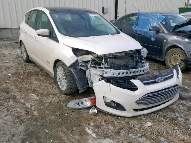 1FADP5BU7DL516134 - 2013 FORD C-MAX SEL WHITE photo 1