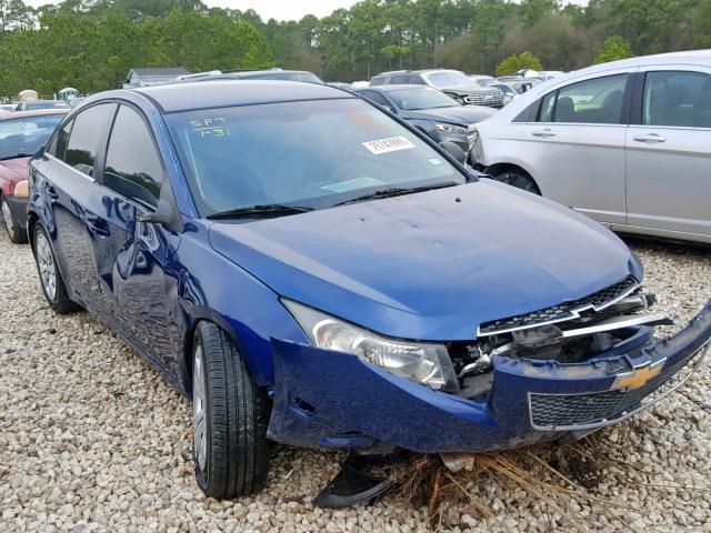 1G1PC5SH7C7246327 - 2012 CHEVROLET CRUZE LS BLUE photo 1