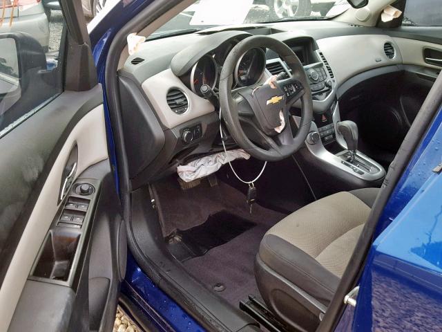 1G1PC5SH7C7246327 - 2012 CHEVROLET CRUZE LS BLUE photo 9