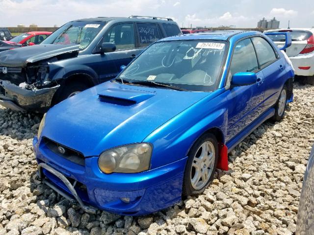 JF1GD29694G508640 - 2004 SUBARU IMPREZA WR BLUE photo 2