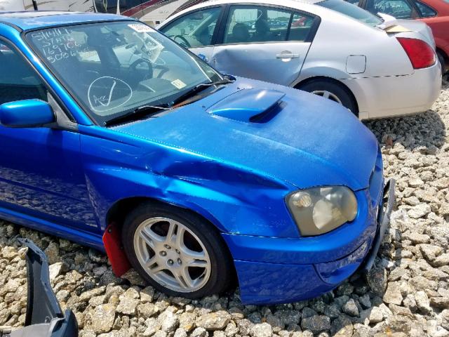 JF1GD29694G508640 - 2004 SUBARU IMPREZA WR BLUE photo 9