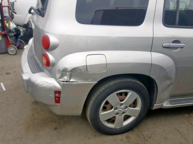 3GNDA13D66S513832 - 2006 CHEVROLET HHR LS Plata foto 9