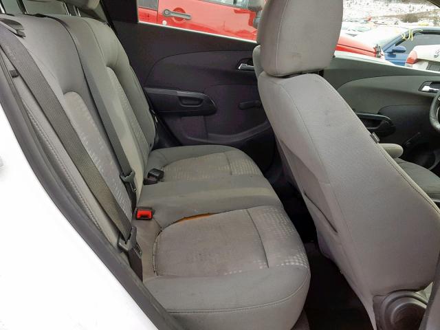 1G1JA6SH2C4145280 - 2012 CHEVROLET SONIC LS 白色 照片 6