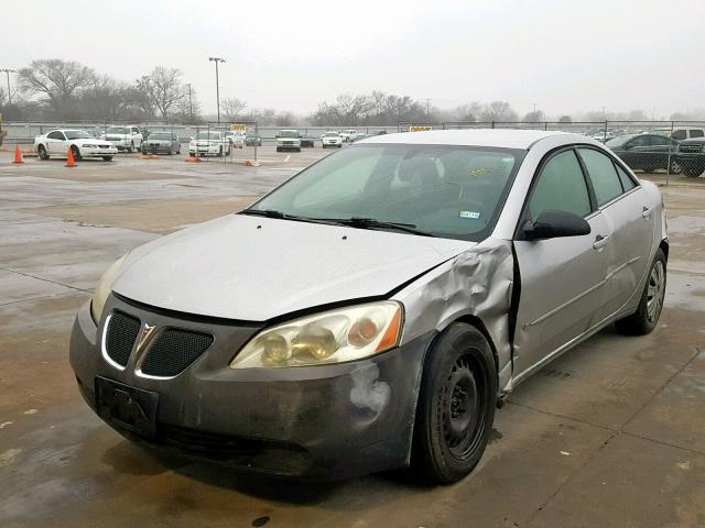 1G2ZF58B074174036 - 2007 PONTIAC G6 VALUE L SILVER photo 2