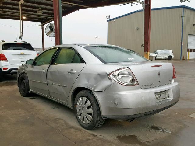 1G2ZF58B074174036 - 2007 PONTIAC G6 VALUE L SILVER photo 3