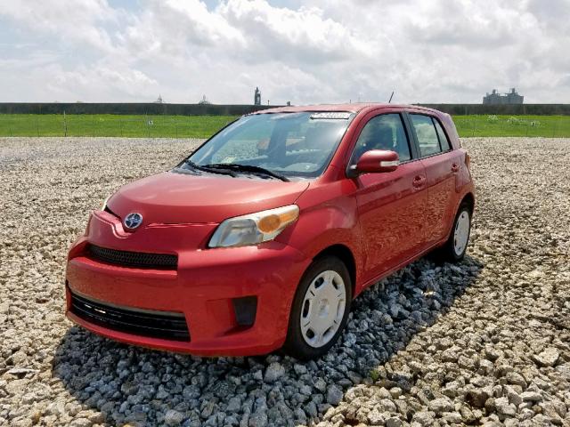 JTKKU10478J002428 - 2008 TOYOTA SCION XD RED photo 2