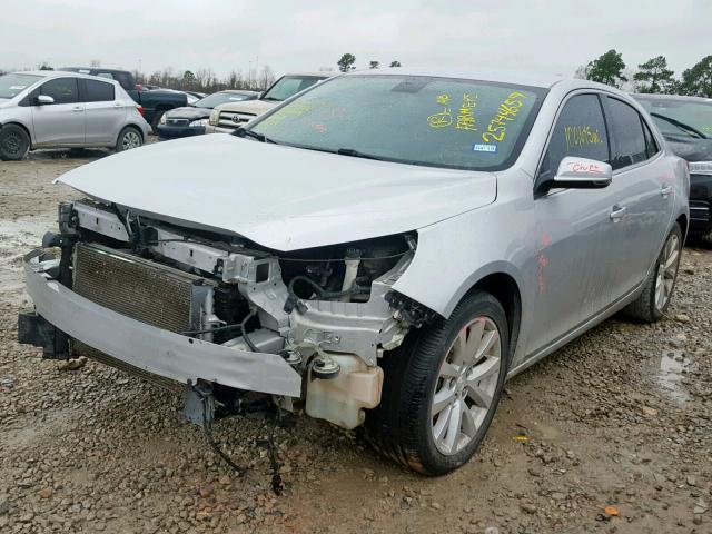 1G11E5SA9DF274642 - 2013 CHEVROLET MALIBU 2LT SILVER photo 2