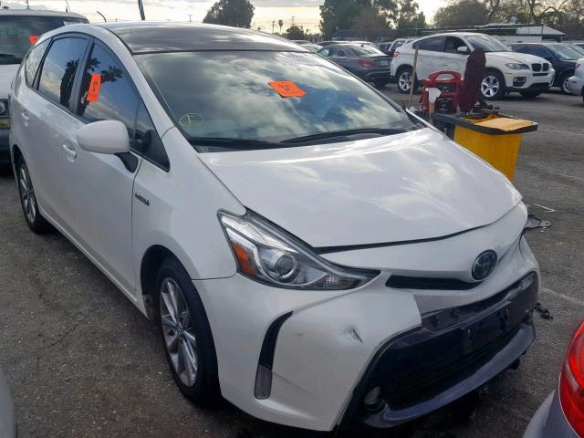 JTDZN3EU0HJ063904 - 2017 TOYOTA PRIUS V WHITE photo 1