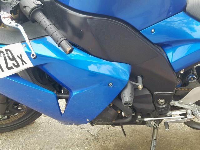 JKAZXCD147A023349 - 2007 KAWASAKI ZX1000 D BLUE photo 7