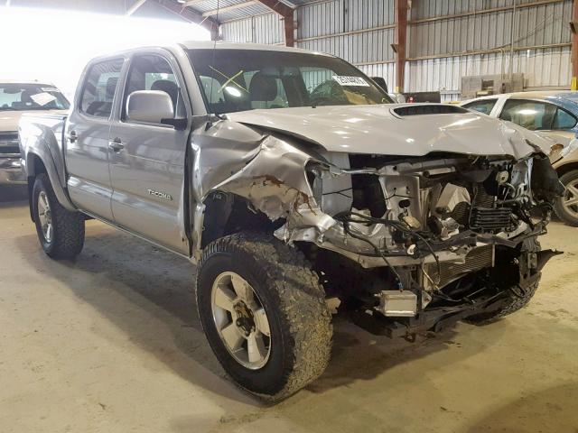 3TMJU4GN7AM105294 - 2010 TOYOTA TACOMA DOU SILVER photo 1
