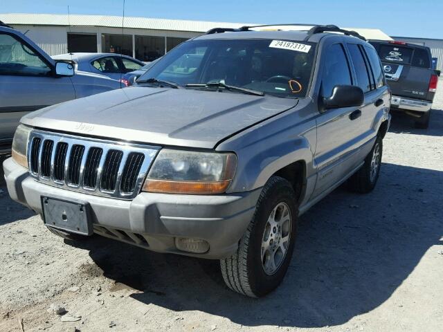 1J4G258S2XC677789 - 1999 JEEP GRAND CHER SILVER photo 2