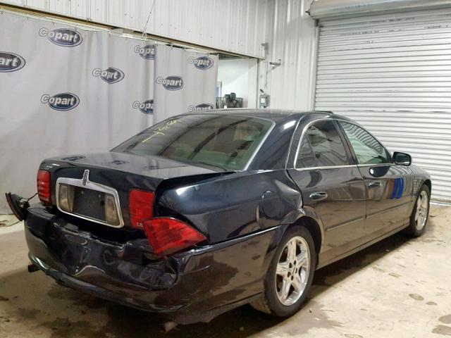 1LNHM86S02Y607286 - 2002 LINCOLN LS BLACK photo 4