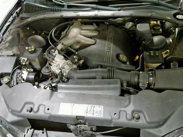 1LNHM86S02Y607286 - 2002 LINCOLN LS BLACK photo 7