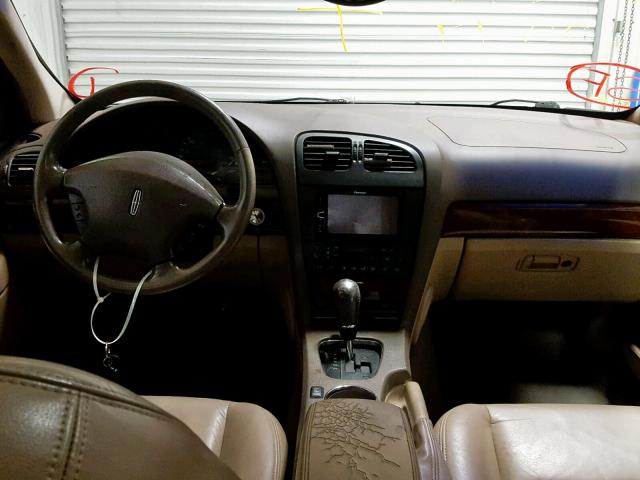 1LNHM86S02Y607286 - 2002 LINCOLN LS BLACK photo 9