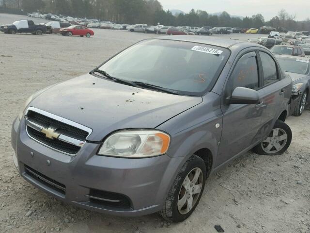 KL1TD56618B071094 - 2008 CHEVROLET AVEO BASE Gümüş foto 2