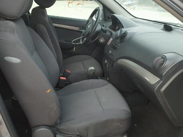 KL1TD56618B071094 - 2008 CHEVROLET AVEO BASE Gümüş foto 5