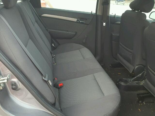 KL1TD56618B071094 - 2008 CHEVROLET AVEO BASE Gümüş foto 6