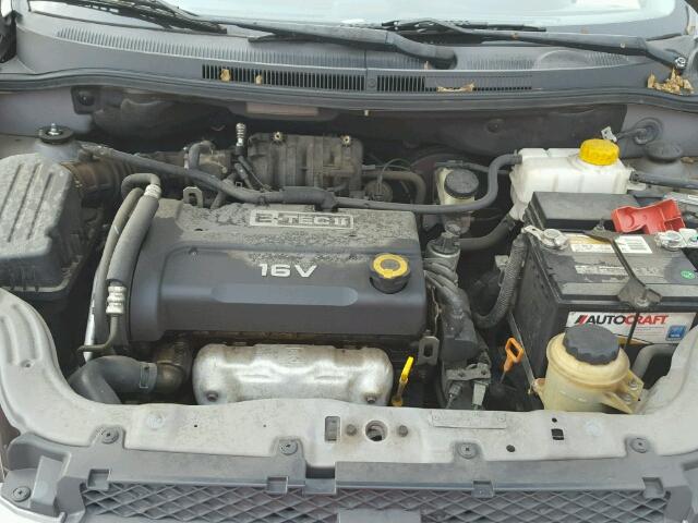 KL1TD56618B071094 - 2008 CHEVROLET AVEO BASE Gümüş foto 7