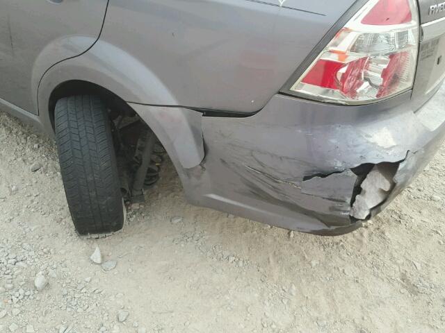 KL1TD56618B071094 - 2008 CHEVROLET AVEO BASE Gümüş foto 9