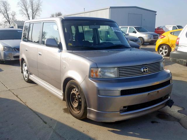 JTLKT324040144868 - 2004 TOYOTA SCION XB GRAY photo 1