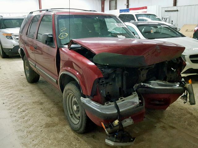 1GNCS13WXX2143301 - 1999 CHEVROLET BLAZER RED photo 1